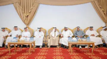 نهيان بن مبارك يقدم واجب العزاء لأسرة الشهيد عيسى البلوشي